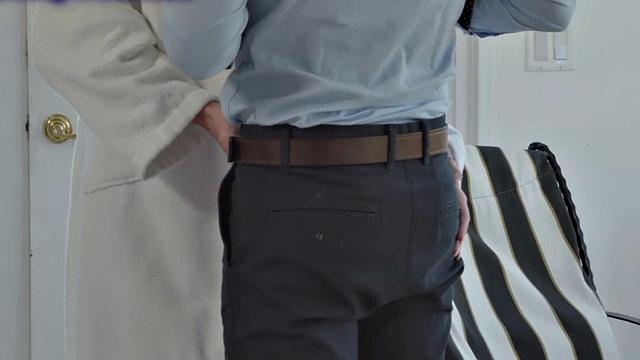 Watch this tattooed blonde housewife cheat on her man with a wild side-fucking ride