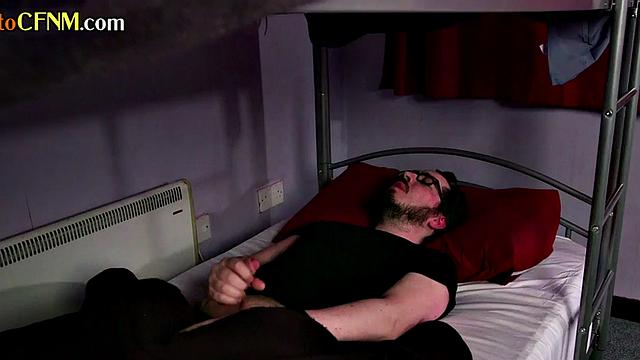 CFNM teasing sluts seduce naked guy in threesome before blowjob