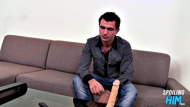 Horny jock doggyfucked hard at auditions