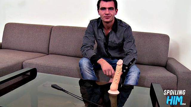 Horny jock doggyfucked hard at auditions