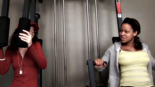 Old and Young Fuck in gym so hard with big dicks in tight cunt