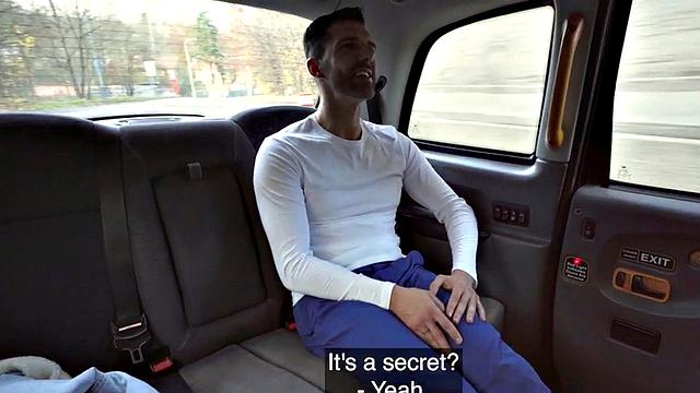 Taxi amateur babe plowed outdoors by lucky customer