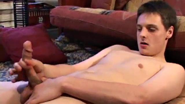 Gunner Raines thinks everything is a competition. Sure, those other guys may have shot themselves in the face, but he's going to top them all. He rubs himself on the floor, and then stands up to give the camera a full shot of his tight ass.