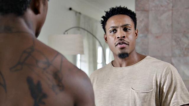 Black jock with athletic body pounding boyfriend's greedy asshole