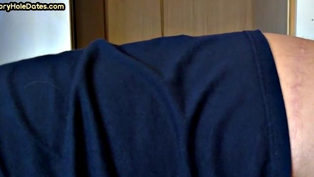 Real gaydaddy gets fucked in gloryhole after giving head