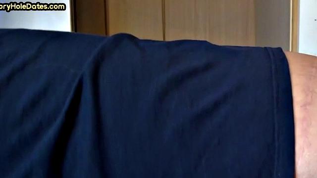 Real gaydaddy gets fucked in gloryhole after giving head