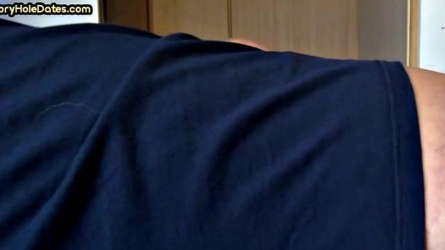 Real gaydaddy gets fucked in gloryhole after giving head