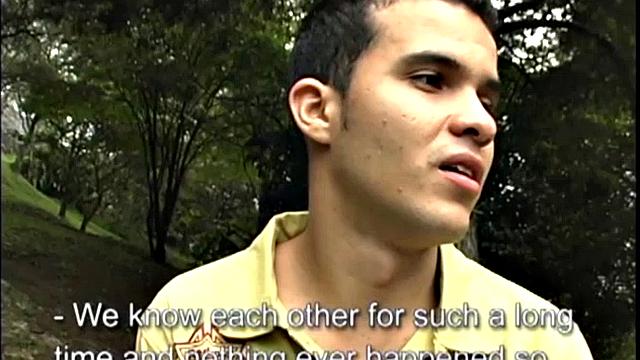 These young Latinos hit the bed horny and it isn't long before the clothes are flying off. Big uncut dick gets sucked and cock hungry hole is licked, before both are ready to fuck.