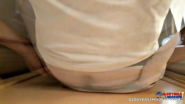 Getting A Gloryhole Pounding