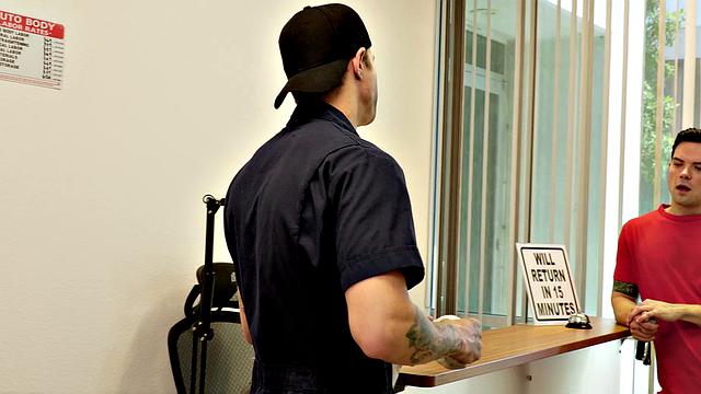 NextDoorStudios - Hunk Columnist Flip Fucks Big Dicked Mechanic