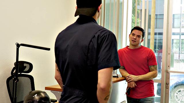 NextDoorStudios - Hunk Columnist Flip Fucks Big Dicked Mechanic