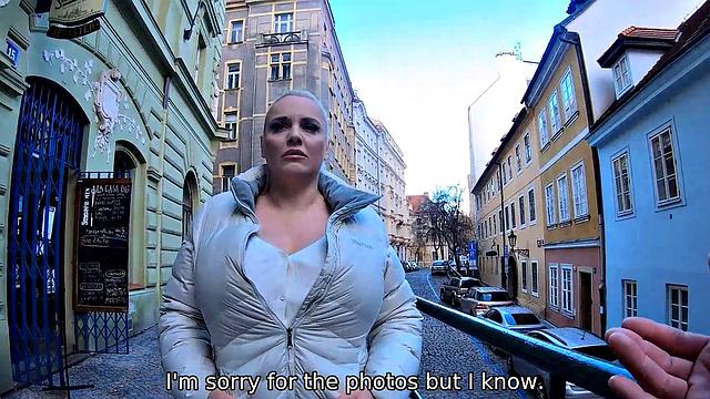 HUNT4K. Fellow hooks up with busty blonde and fucks her near BF