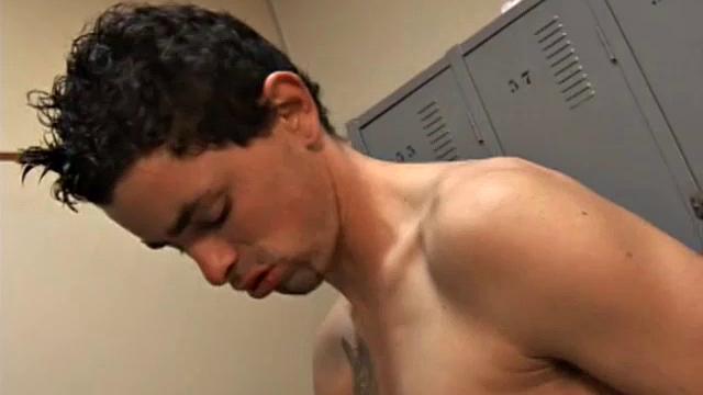 The two Latino hotties are full on bareback fucking in the locker room and they don't care who hears.