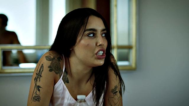 Sensual petite giving oral