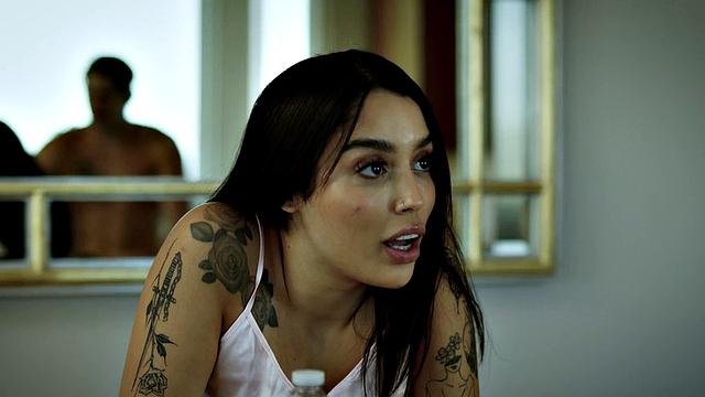 Sensual petite giving oral