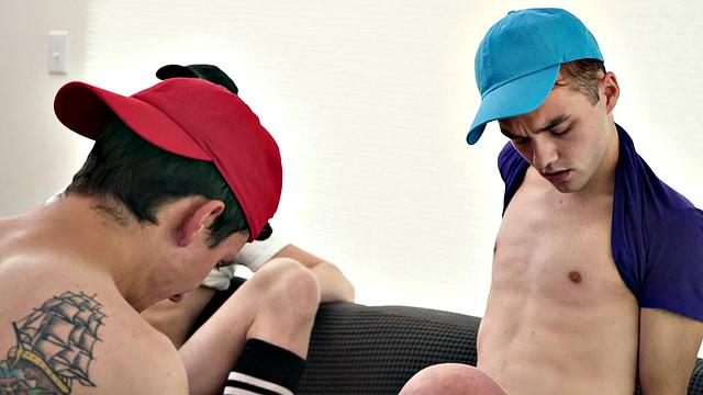 Muscled daddys assbanged in orgy with 21yo twinks