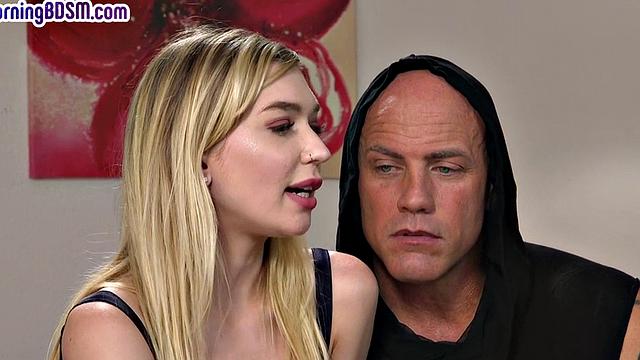 21yo BDSM girl fucked in wet pussy by dominating fucker