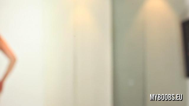 Alexsis Faye Plays Video Game Naked And In Sexy Stockings And Highheels