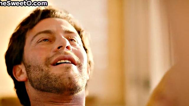 Stunning babe passionately riding lover's after blowjob