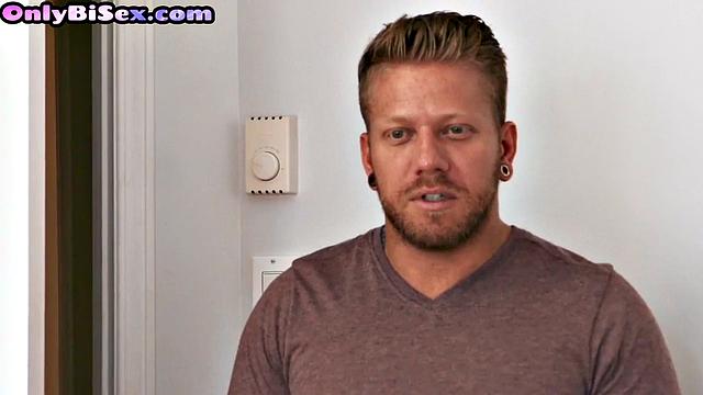 Strapon bae assfucked bisexual dude in 3way