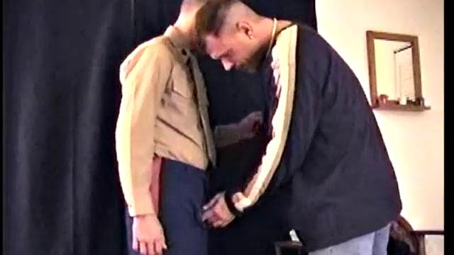 Soldier Gets a Blowjob