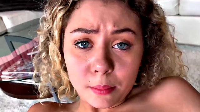 21yo amateur gal with petite body fucked in tight pussy