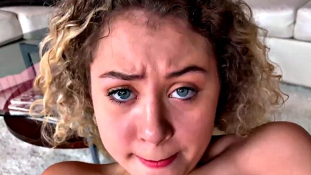 21yo amateur gal with petite body fucked in tight pussy