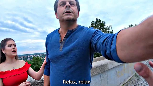 Kinky 21yo cutie trades her pussy for daddy's money in a wild outdoor bill-paying session