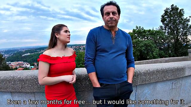 Kinky 21yo cutie trades her pussy for daddy's money in a wild outdoor bill-paying session