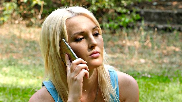 Mushroom hunter picks up blonde