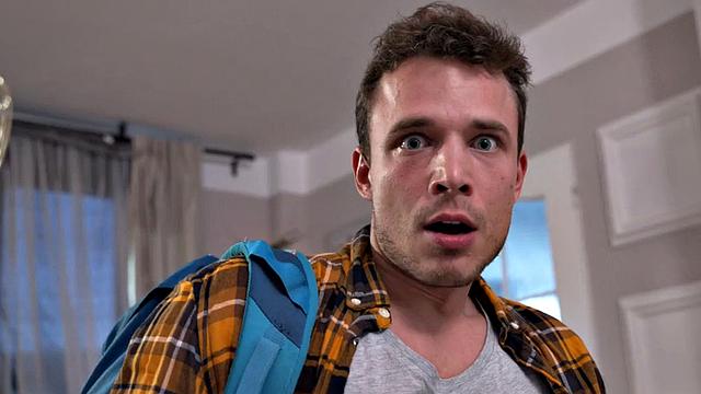 Tattooed babe analpounded in doggystyle by roommate