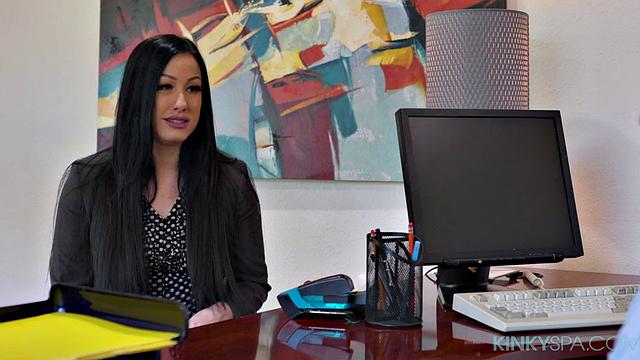 Jennifer White gets a happy ending from her hot employee