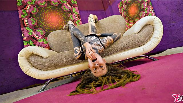 Tattoed Couple Hard Fucking And Anal