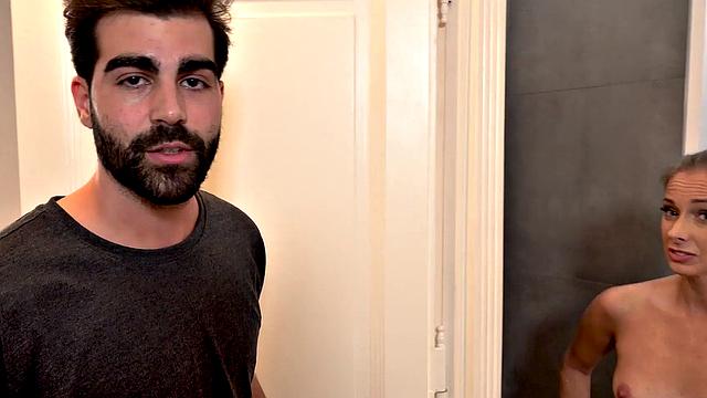 HUNT4K. Girl is shocked but still gets banged by lover before BF