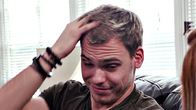 Big-titted Tranny Barebacked in Tight Ass by Lover