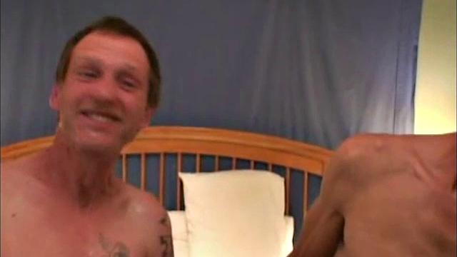 There's nothing wrong with a little sex in the afternoon, between friends. Ed and Bobo are compadres in the construction business, and seem to get along quite nicely. A second, quickie session will follow. I love both of these guys.