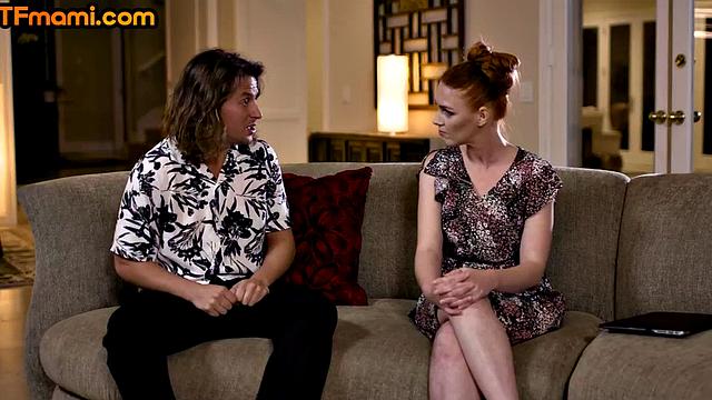 Redhead stepmom fucked in dripping cunt after sucking