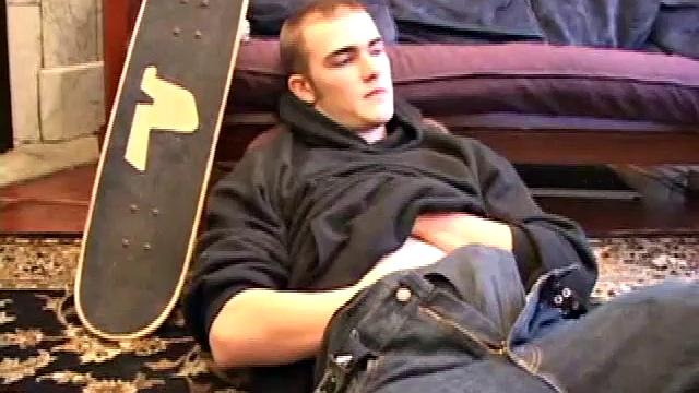 Christian Wilde strokes his thick cock and moans for more