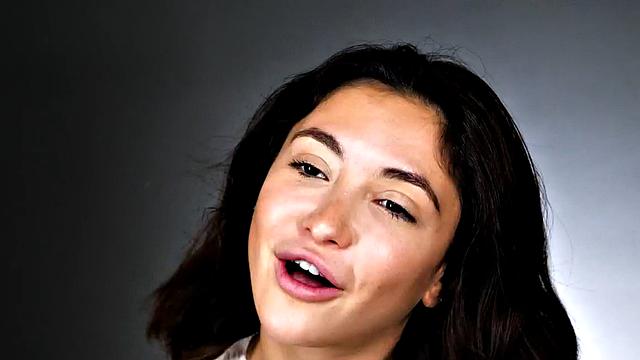 Cute 21yo babe solo toying her pussy before shaking orgasm