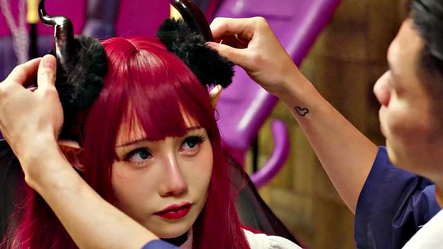 Xiao Ye Ye loves anime and gets to play in her costumes