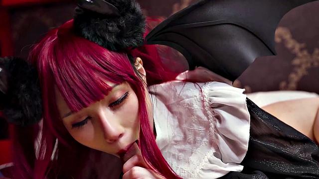 Xiao Ye Ye loves anime and gets to play in her costumes