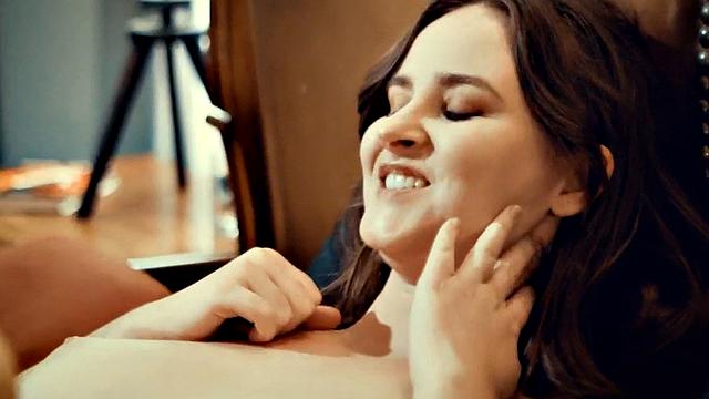 Seducing wild dyke eats BFF's hairy pussy while fingering