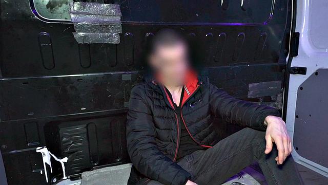 Tiny European picked up and doggystyled in van