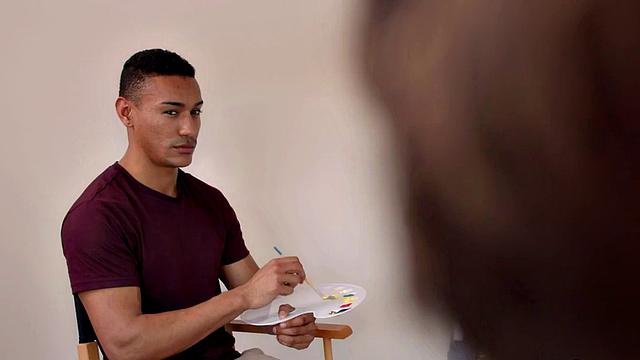 Seduced otter barebacked outdoors tasting jizz