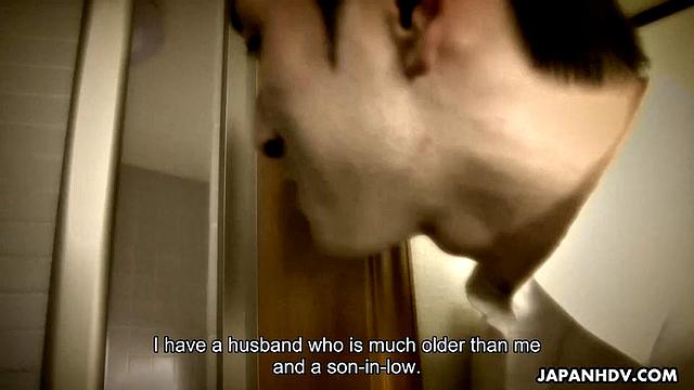 Hot woman Reina Misaki gets two big cocks