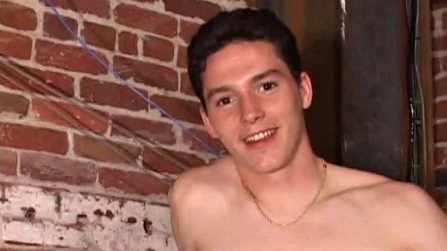 Martin Lorenzo strips down and strokes his thick cock for the camera