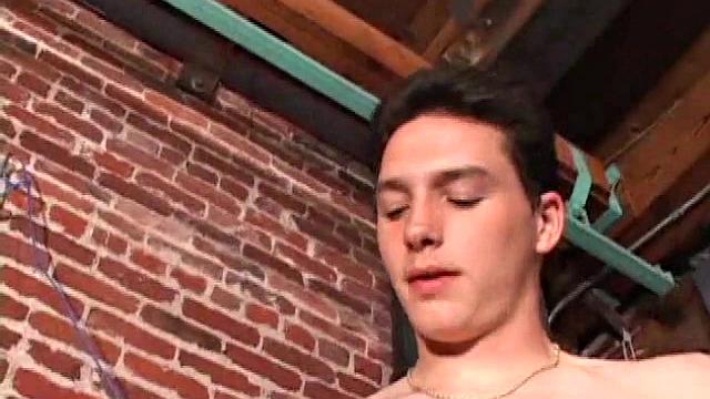 Martin Lorenzo strips down and strokes his thick cock for the camera