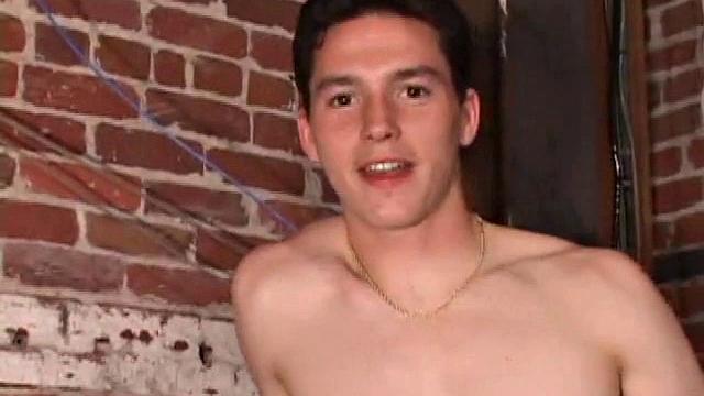 Martin Lorenzo strips down and strokes his thick cock for the camera