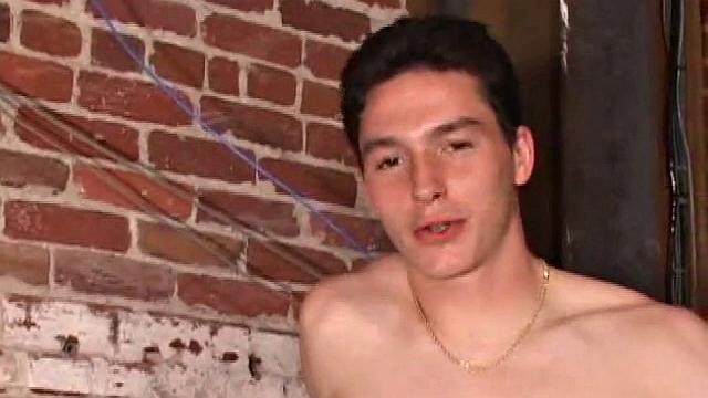 Martin Lorenzo strips down and strokes his thick cock for the camera