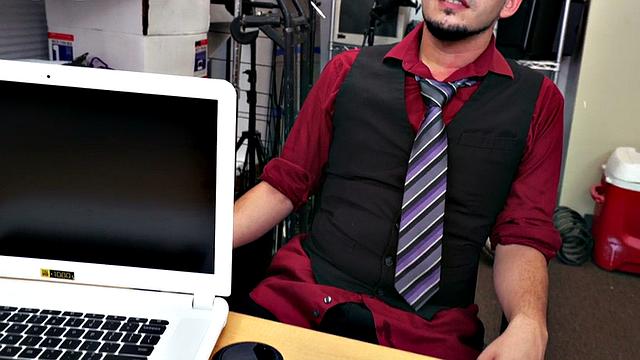 IR hairy amateur stud banged by Black office jock